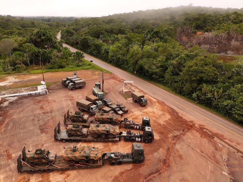 Brazil military reinforces border with Venezuela and Guyana due to Esequibo