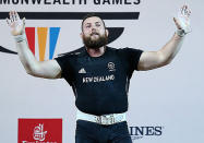 Sanislav Chalaev has won weightlifting silver in the men's 105kg class at the Commonwealth Games.