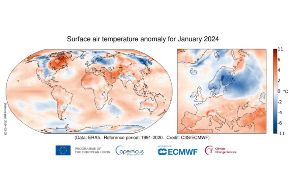 enero 2024 temperatura record calor