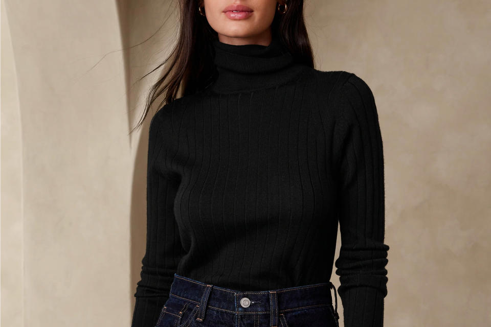 Nezho Merino Turtleneck Sweater, $90