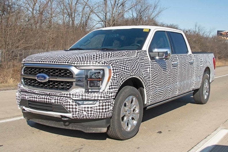 The new 2021 Ford F-150 was spotted undergoing road testing near its automaker's headquarters in Dearborn, MI.