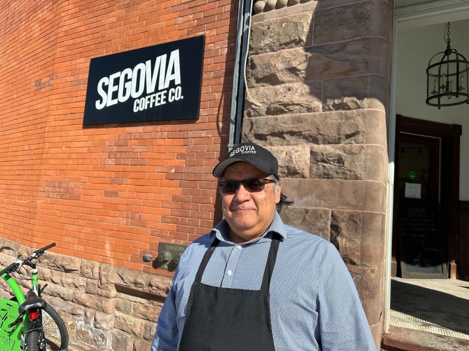 Owner of downtown coffee shop Segovia, Haracio Herrera says construction will be a 'pain' for his business, but he wants Brampton to catch up to the development in neighbouring cities like Toronto and Mississauga. 