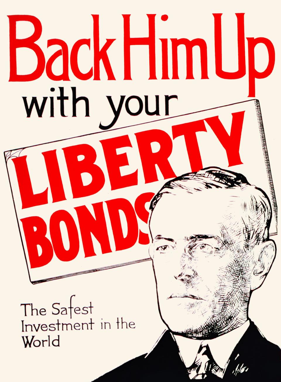 Liberty Bonds poster Woodrow Wilson