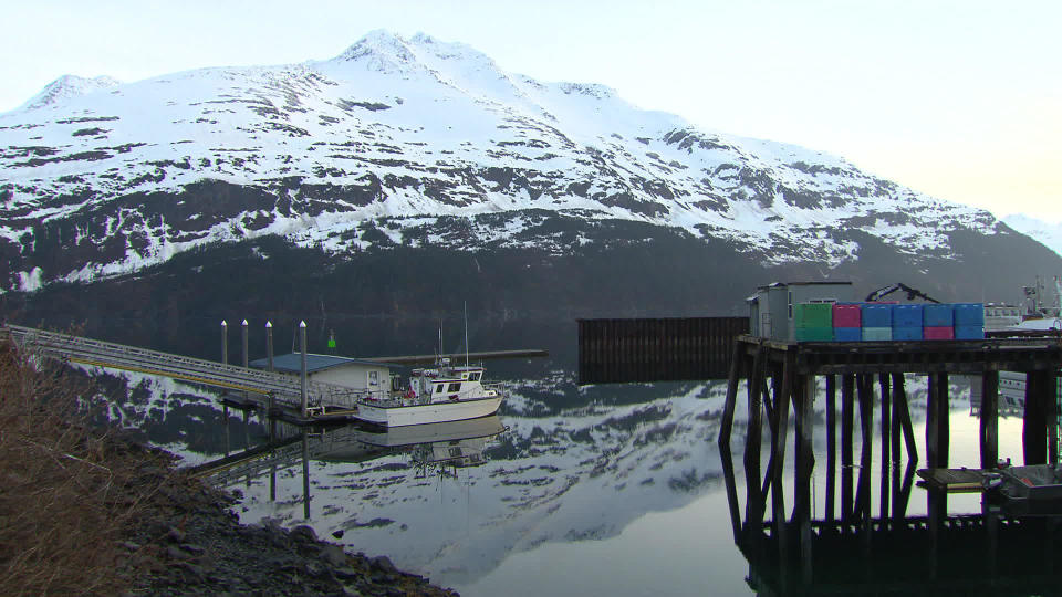 Whittier, Alaska, on Prince William Sound.  / Credit: CBS News