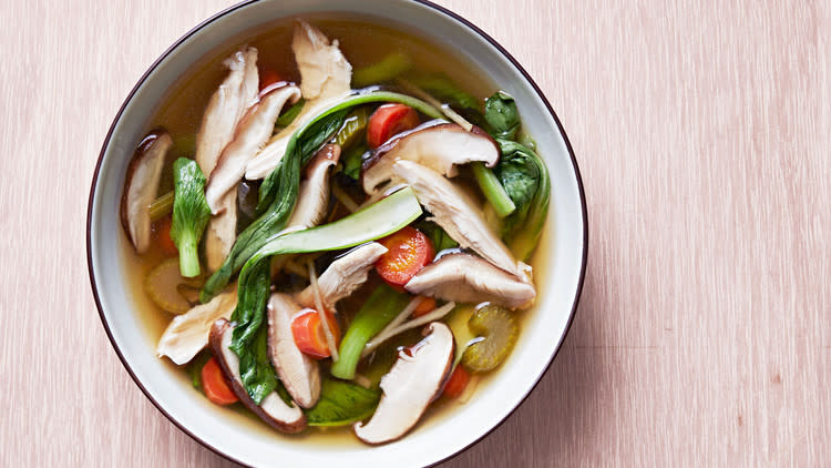 Restorative Chicken Soup with Ginger