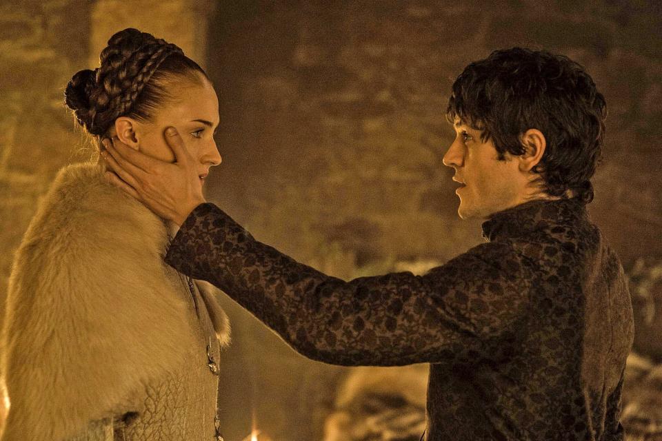 The scene in which Sansa Stark was raped on her wedding night by her new husband Ramsay BoltonHBO