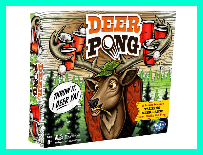 Deer Pong Talking Family Game. (Photo: Walmart)