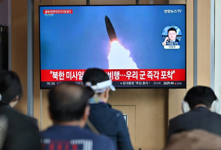 Analysts have warned that North Korea could be testing cruise missiles ahead of sending them to Russia for use in Ukraine (Jung Yeon-je)