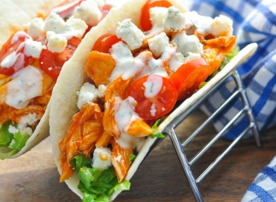 buffalo chicken wraps