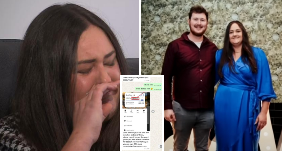 An Aussie bride-to-be has lost tens of thousands of dollars to a scheme that promised her quick cash. (Source: 7News)