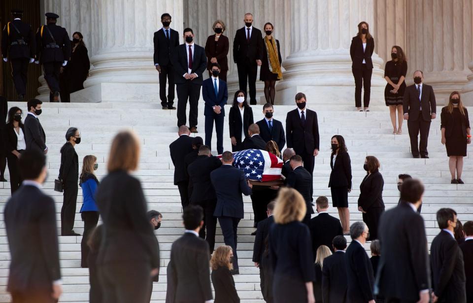 Ruth Bader Ginsburg Laid to Rest: The Photos