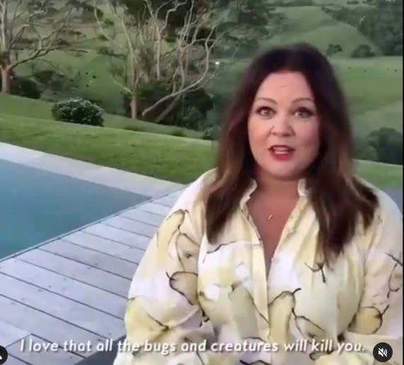 Melissa nahm schnell ihre ironischen Worte zurück, die sie mit InStyle geteilt hatte. Fotos: Instagram / melissamccarthy