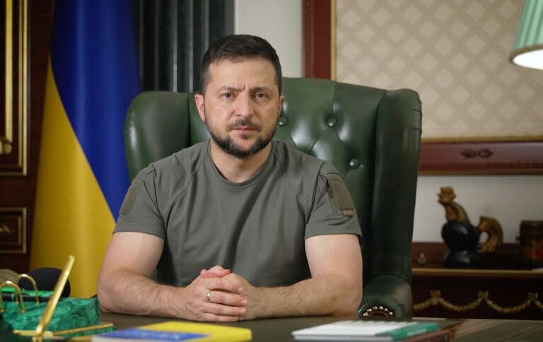 El presidente de Ucrania, Volodimir Zelensky