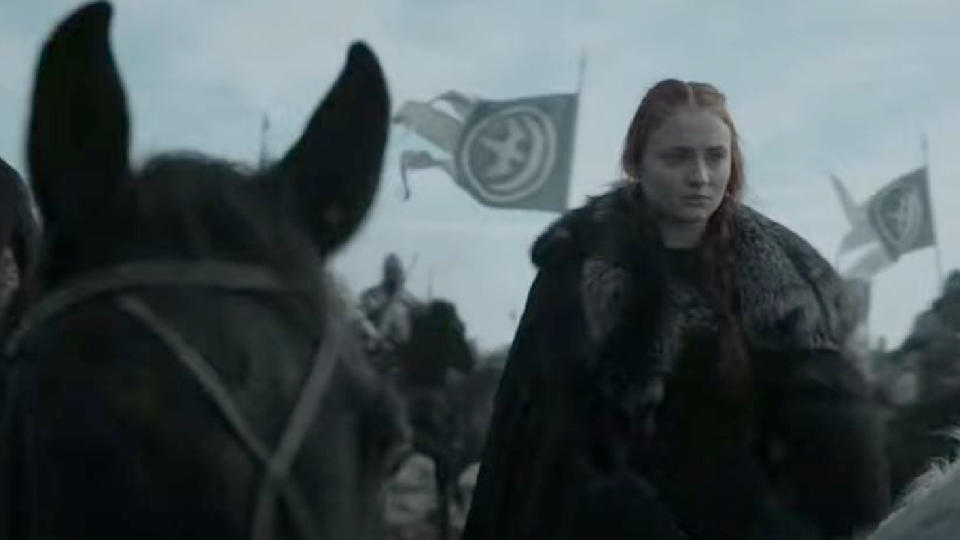 Sansa Arriving With The Vale (Season 6, Episode 9)