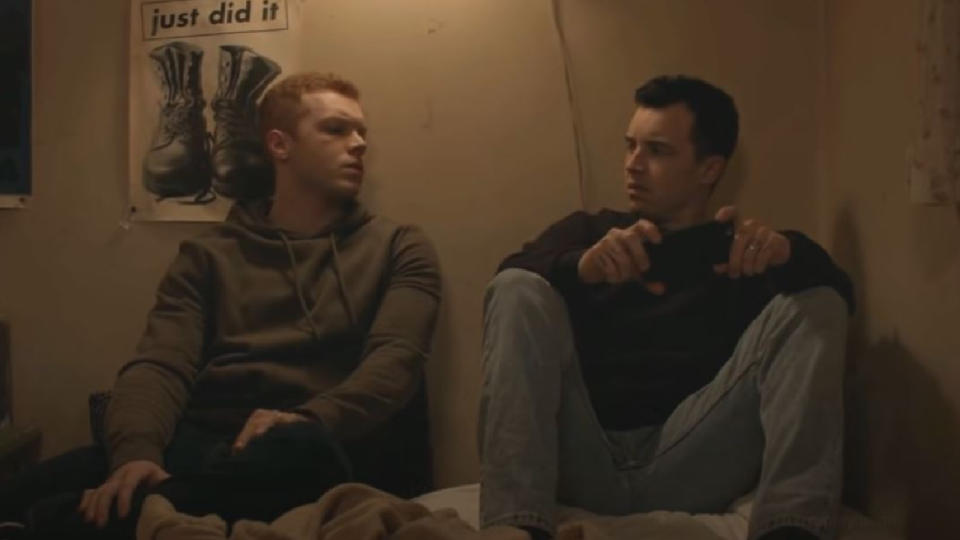 Mickey and Ian in Shameless.