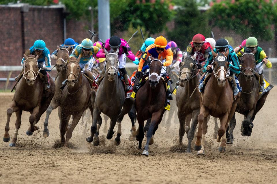 The Kentucky Derby is a top-rank, Grade l stakes race for 3-year-old thoroughbred horses and the first leg of the Triple Crown races.