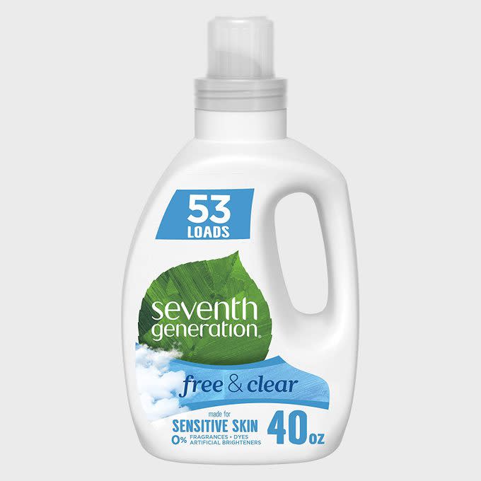 <a href="https://www.amazon.com/Seventh-Generation-Concentrated-Detergent-unscented/dp/B07FVX9Z9H?tag=readerwp-20" rel="nofollow noopener" target="_blank" data-ylk="slk:Seventh Generation Laundry Detergent;elm:context_link;itc:0;sec:content-canvas" class="link rapid-noclick-resp">Seventh Generation Laundry Detergent</a>