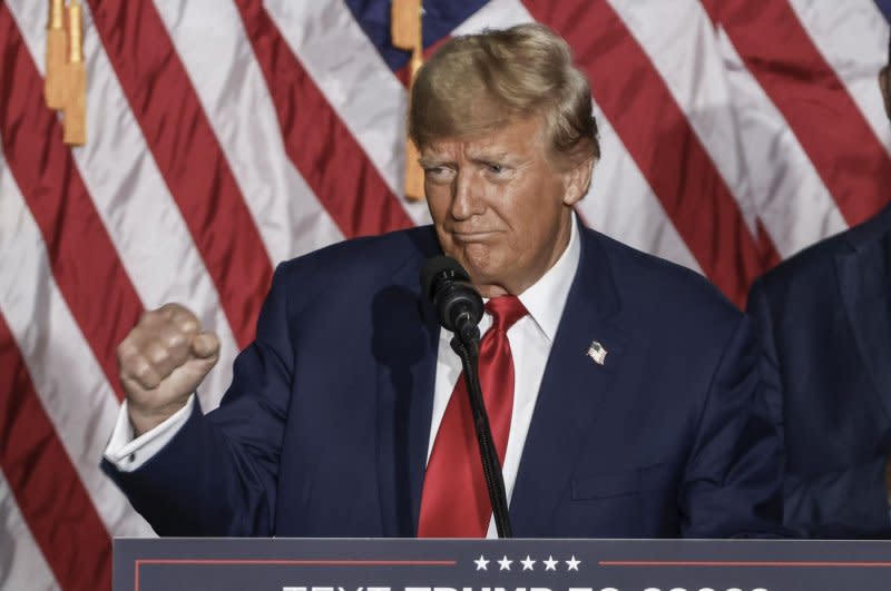 Former President Donald Trump is facing multiple legal challenges as he runs for re-election, including 91 felony charges in four criminal cases. He has pleaded not guilty to all of them. Photo by Tannen Maury/UPI