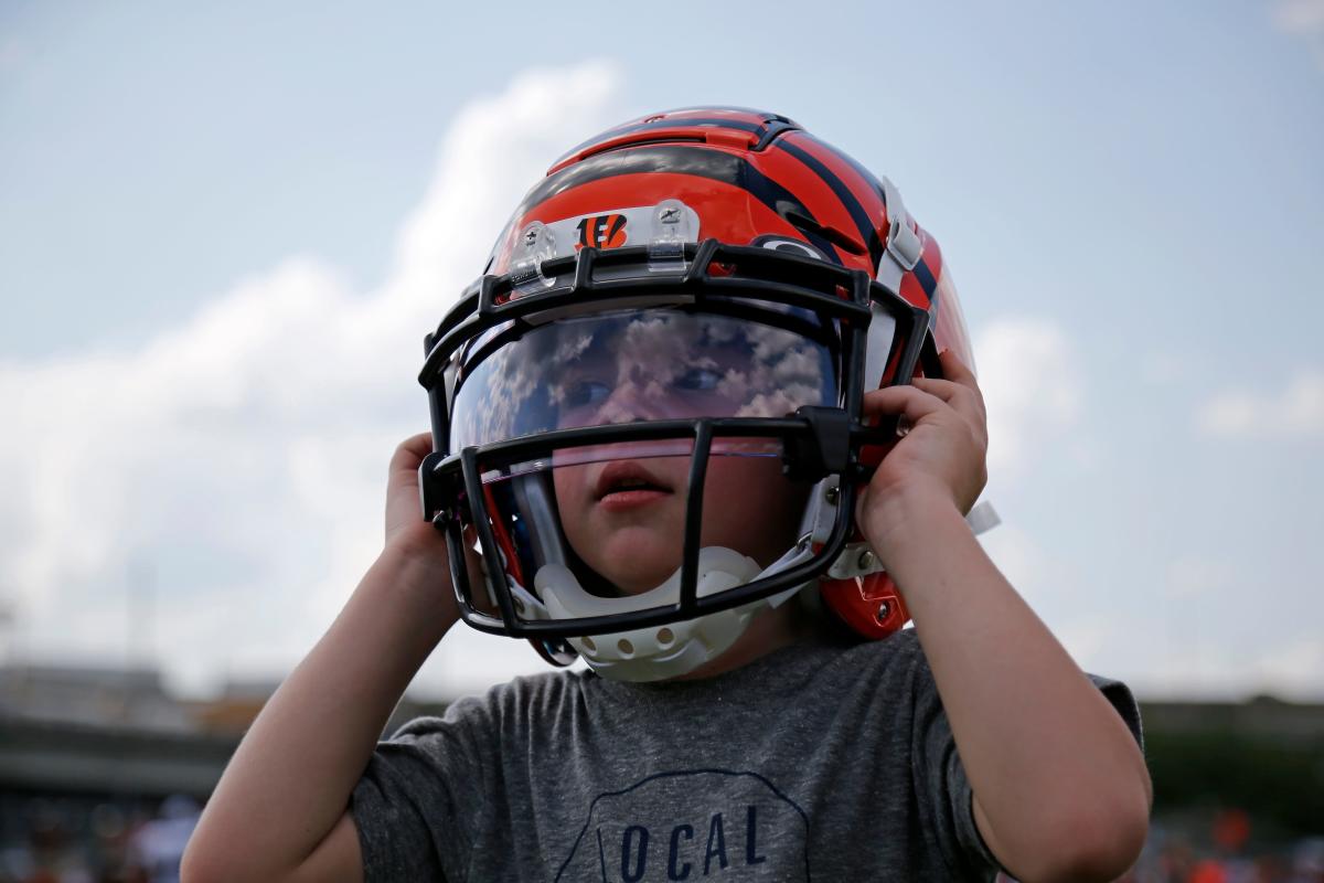 Bengals will pair color rush jerseys with new white helmets in