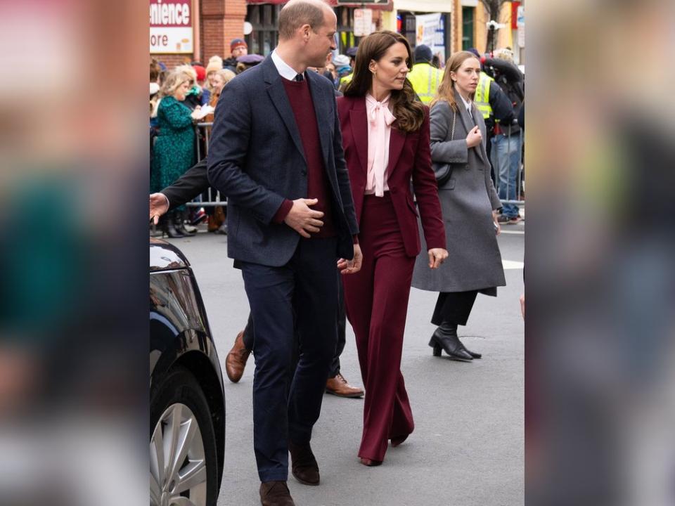 Prinz William und Herzogin Kate auf dem Weg zu ihrem Termin mit der gemeinnützigen Organisation Roca. (Bild: imago images/MediaPunch)