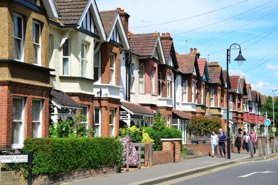 Howard Road in New Malden. Threats of a new lockdown have prompted a scramble for spacious suburban homes (Alamy Stock Photo)