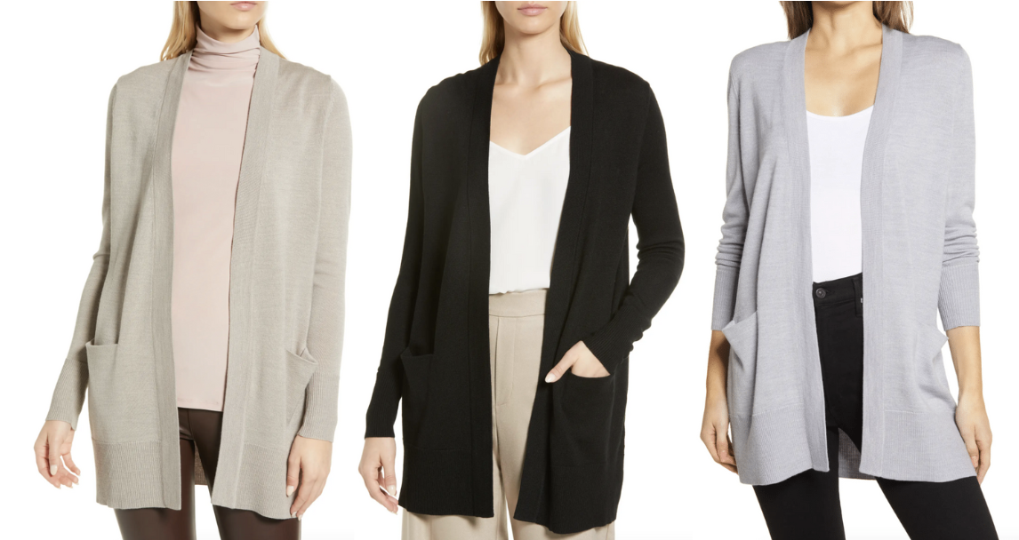 Nordstrom shoppers love this lightweight and versatile cardigan. (Photos via Nordstrom)