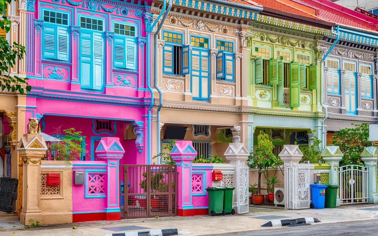 Colourful houses in Singapore - Getty