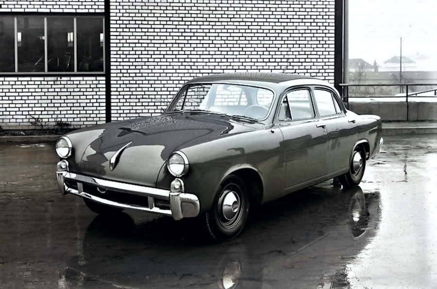 <p>Studebaker could trace its roots all the way back to 1852; half a century later it built its first car and by 1954 it had merged with Packard. From here on things went from bad to worse, but in 1952, in a bid to stem the decline, Porsche developed an all-new V6-powered four-door saloon.</p><p>But Studebaker's head of engineering, a certain John Z DeLorean (1925-2005), felt it lacked refinement, it was poor dynamically and he hated the design. The car didn't progress beyond the prototype stage and by 1963 Studebaker was out of the car business.</p>