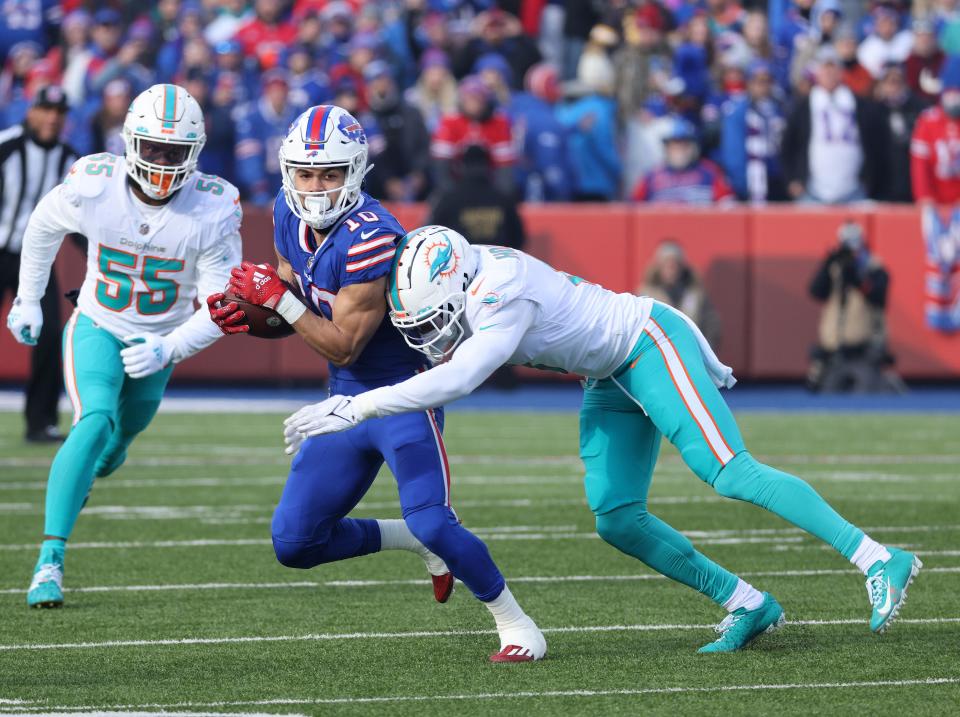 Wide receiver Khalil Shakir was probably underused last season by the Bills.