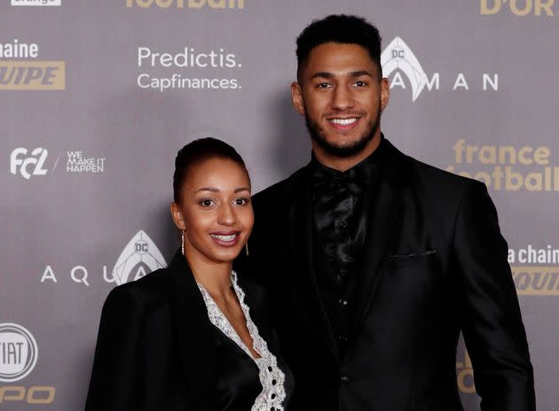 Tony Yoka et Estelle Mossely, ici en décembre 2018, sont parents de deux enfants.  (Photo: Benoit Tessier via Reuters)