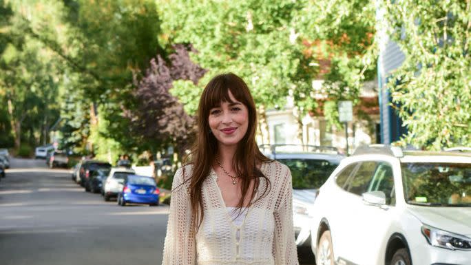 dakota johnson attends a screening of daddio at the 50th telluride film festival on august 31, 2023