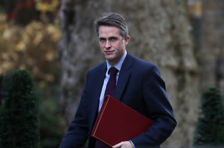 Secretary of State for Defence, Gavin Williamson who suggested the Navy fire paintballs in a bid to ‘humiliate’ Spanish ships straying into British waters.