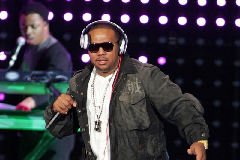 Timbaland performs at Pepsi Super Bowl Fan Jam in 2010. File Photo by Michael Bush/UPI