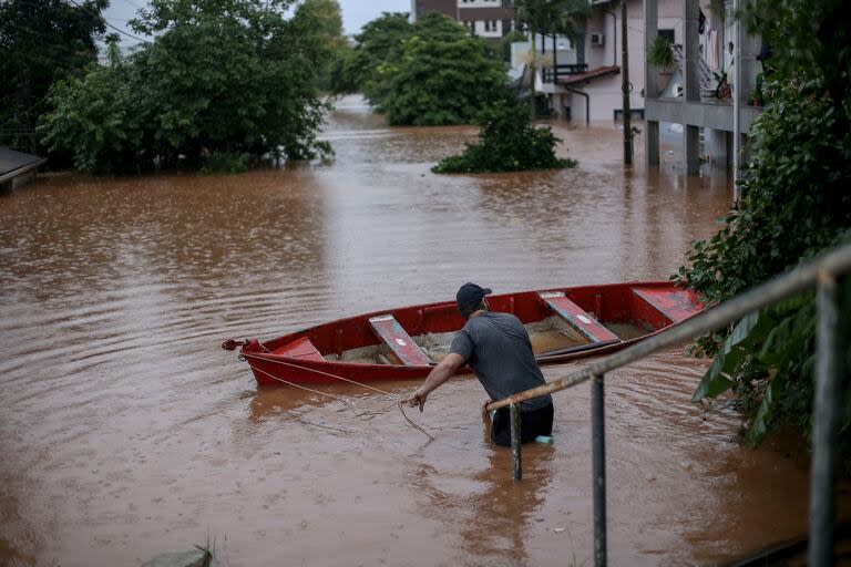 Los vecinos de  Río Grande do Sul, evacuados y con pérdidas totales 