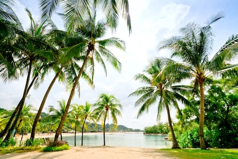 One of the island's sandy beaches - Credit: GETTY