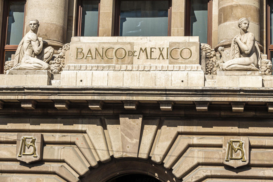 Sede del Banco de México (Banxico) en Ciudad de México City. (Jeffrey Greenberg/Universal Images Group via Getty Images)