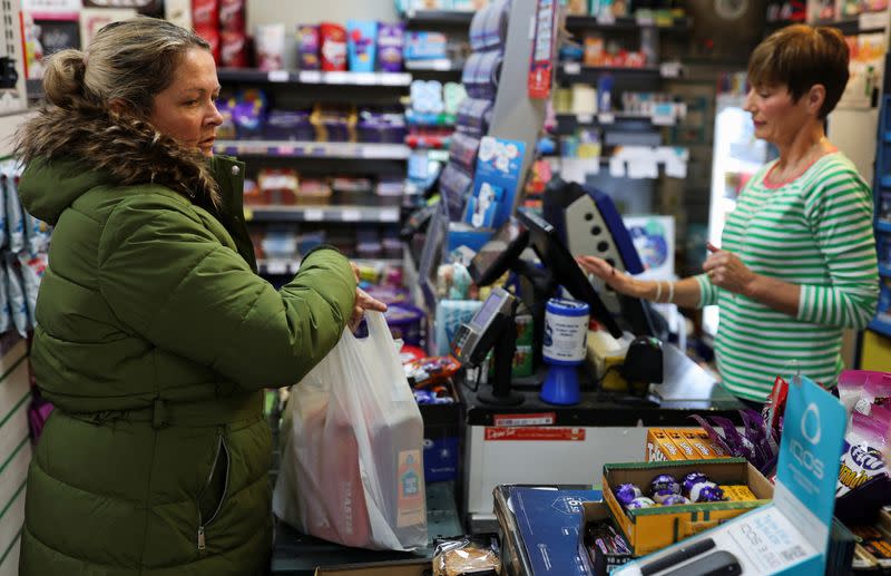 Keelie Topping shops in the parish of the Church of St Matthew the Apostle in Burnley, England