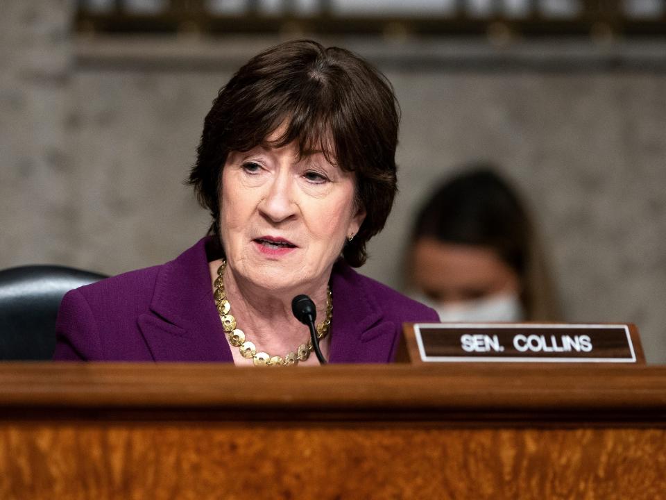 Susan Collins dais