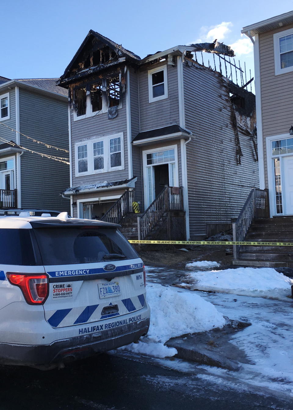 Fire destroys the Barhos family home