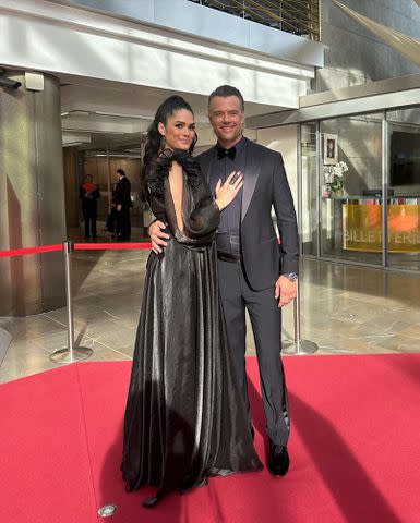 <p>Josh Duhamel Instagram</p> Josh Duhamel and Audra Mari in Monaco