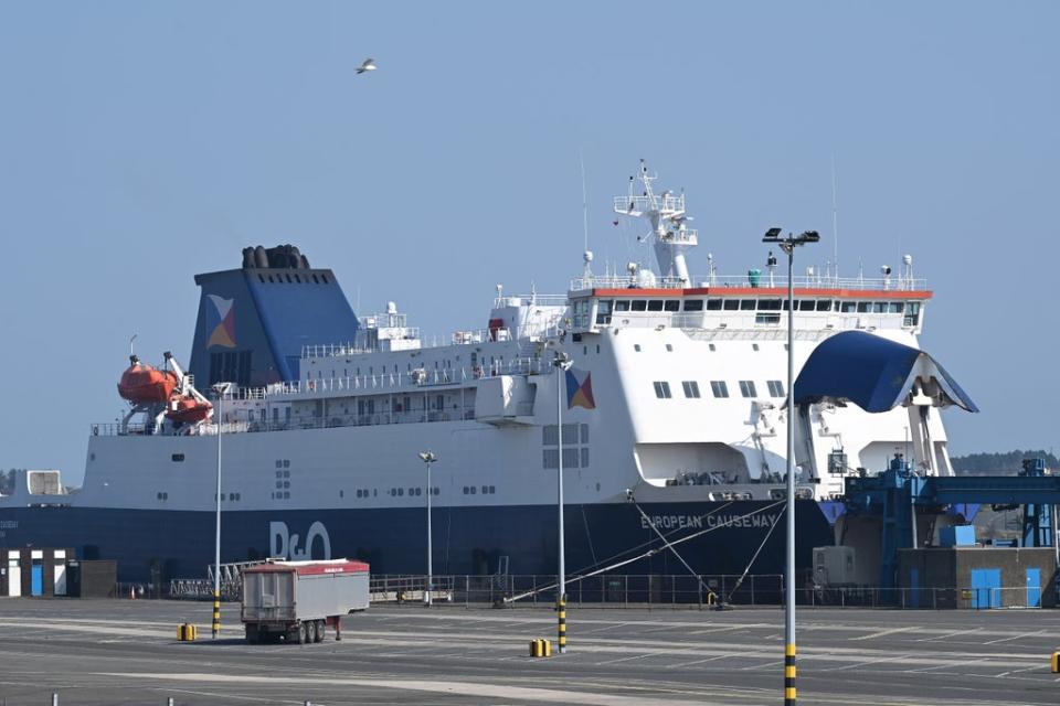 P&O Ferries will be forced to ‘fundamentally rethink their decision’ to sack nearly 800 workers, according to Transport Secretary Grant Shapps (Michael Cooper/PA) (PA Wire)