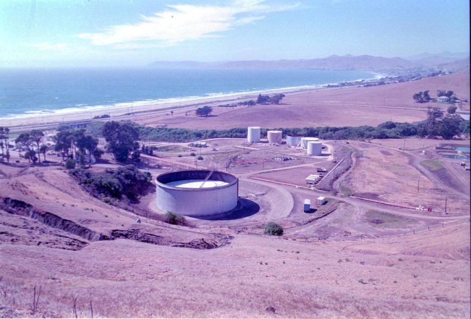 A portion of the Chevron Estero Bay facility seen in Aug. 30, 1994.