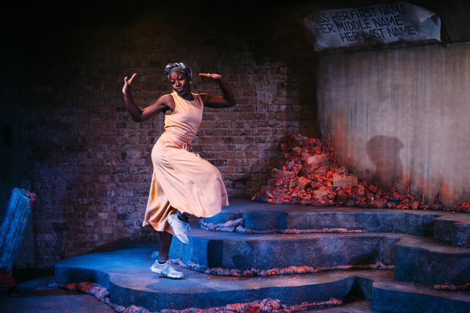 Ronkẹ Adékoluẹjo in Lava at the Bush Theatre (Helen Murray)