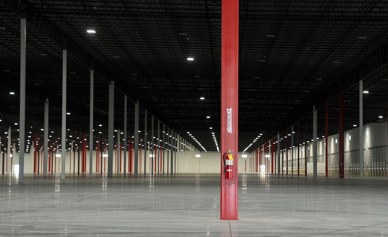 A 1,090,000-square-foot warehouse in West Jefferson with 40-foot ceilings is typical of some of central Ohio's biggest new warehouses.