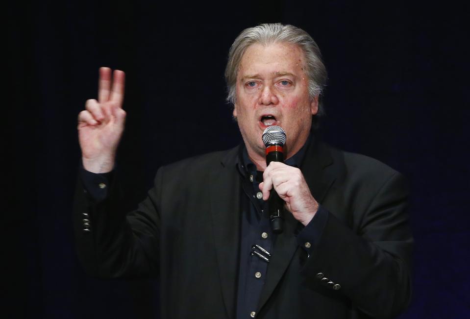 巴農（Steve Bannon） (AP Photo/Ross D. Franklin)