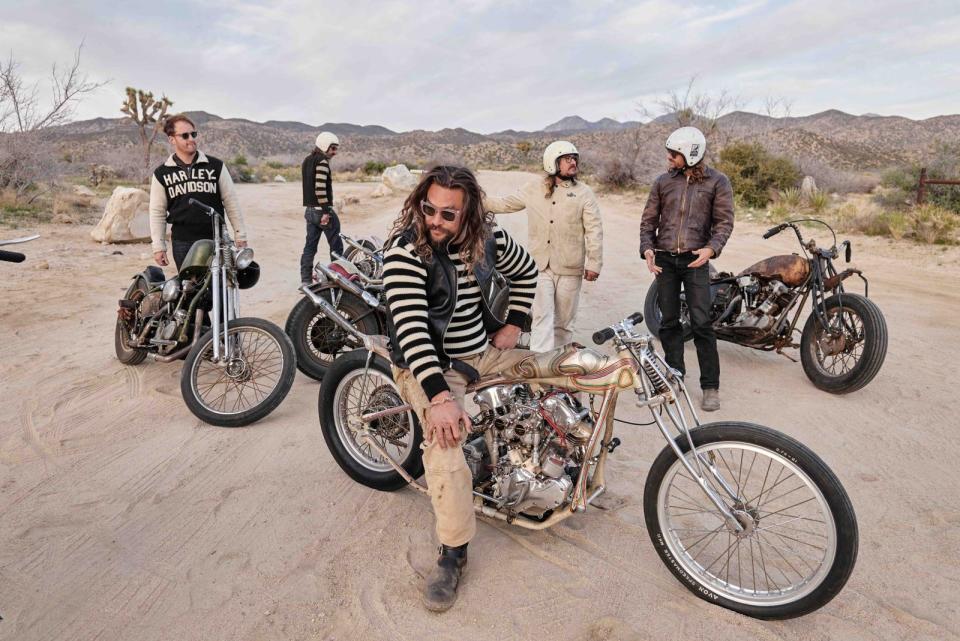 Jason Momoa und seine Biker-Kumpels sind große Fans der '36 Knucklehead-Choppers von Harley-Davidson. Und die stammen aus dem Jahr 1936!  (Bild: Pride of Gypsies)