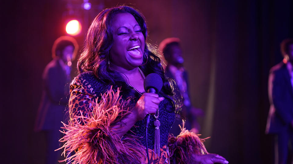 Ledisi as Gladys Knight in “Spinning Gold” - Credit: Courtesy of Boardwalk Entertainment Group