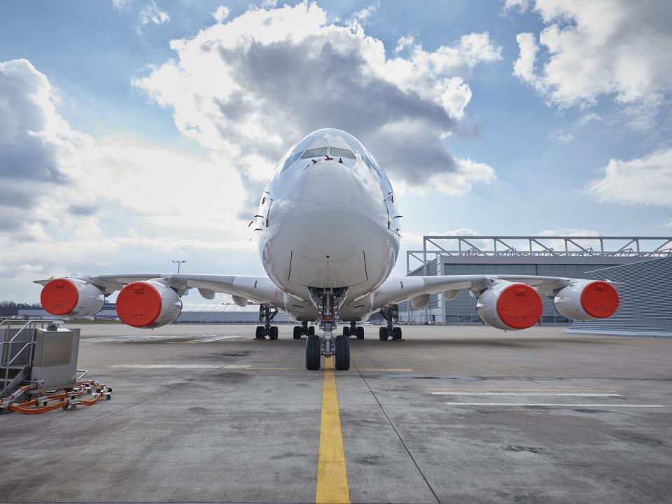 Lufthansa's Airbus A380.