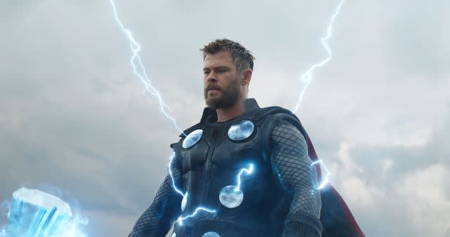 <p>Marvel Studios 2019</p> Thor in 'Avengers: Endgame'