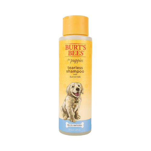 Burts Bees Puppy Tearless Shampoo against white background